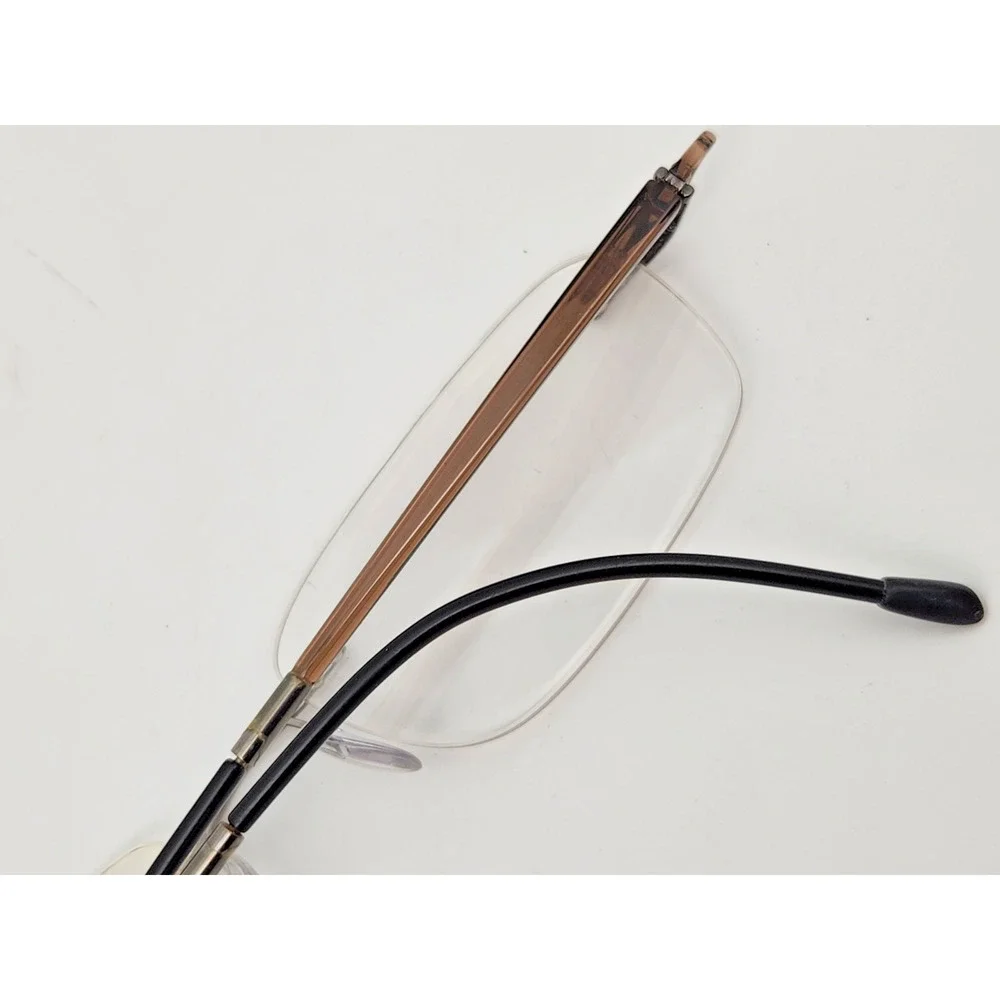 Silhouette? Minimal Art Rimless Brown Eyeglasses